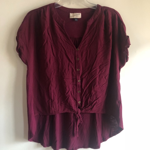 Universal Thread Tops - Universal Thread hi-lo tie top Universal Thread Tops - Universal Thread hi-lo tie top